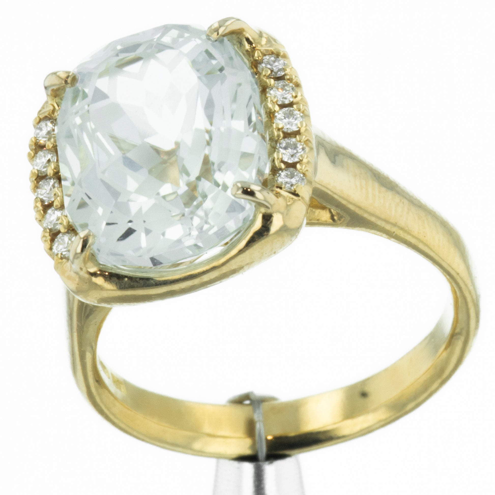 Topaz engagement ring