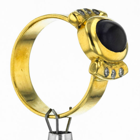 amethyst gold ring