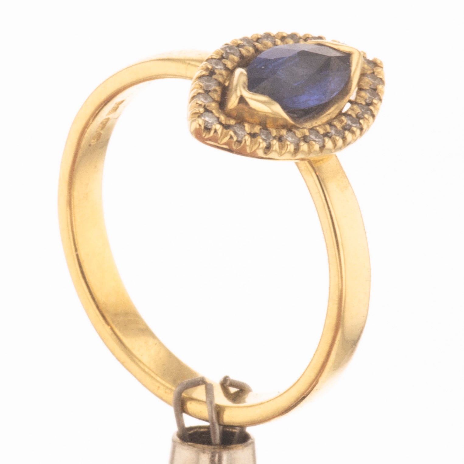 maquise sapphire ring