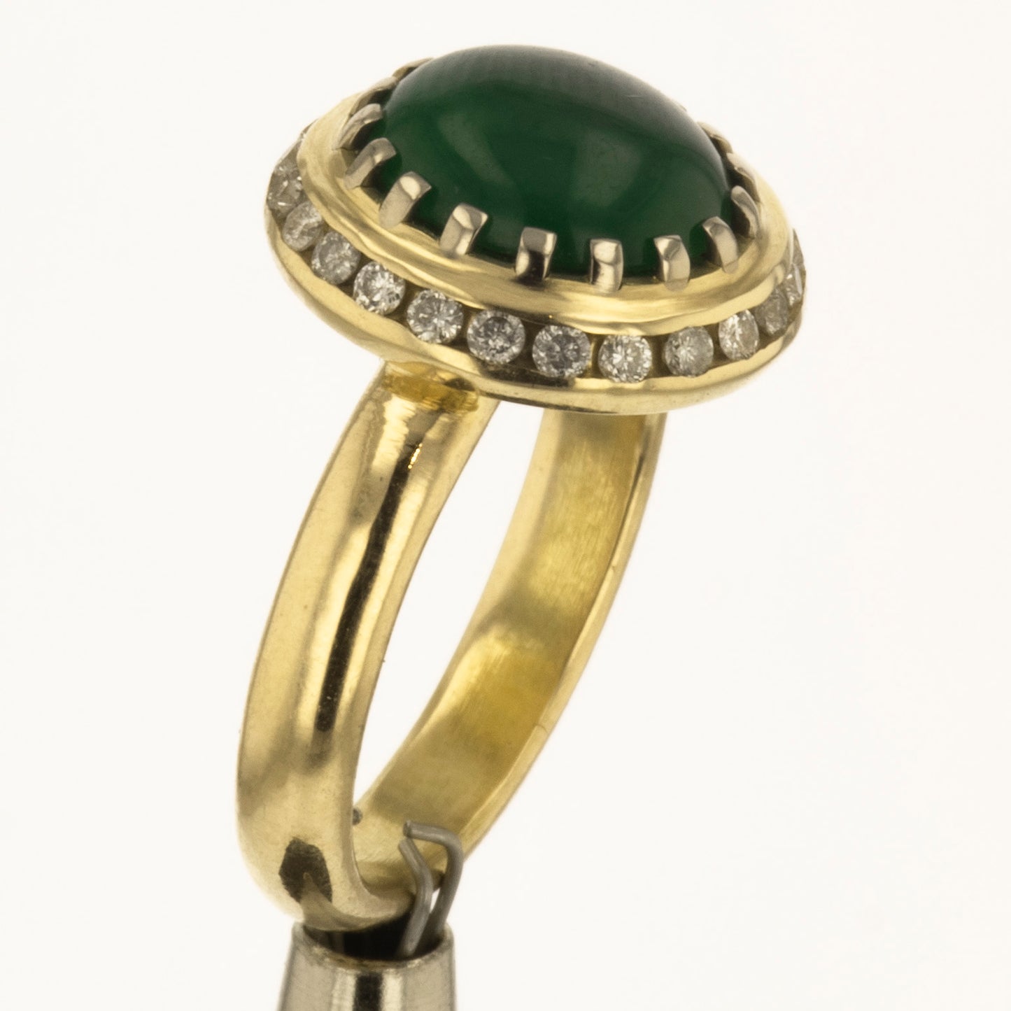 Jade engagement ring
