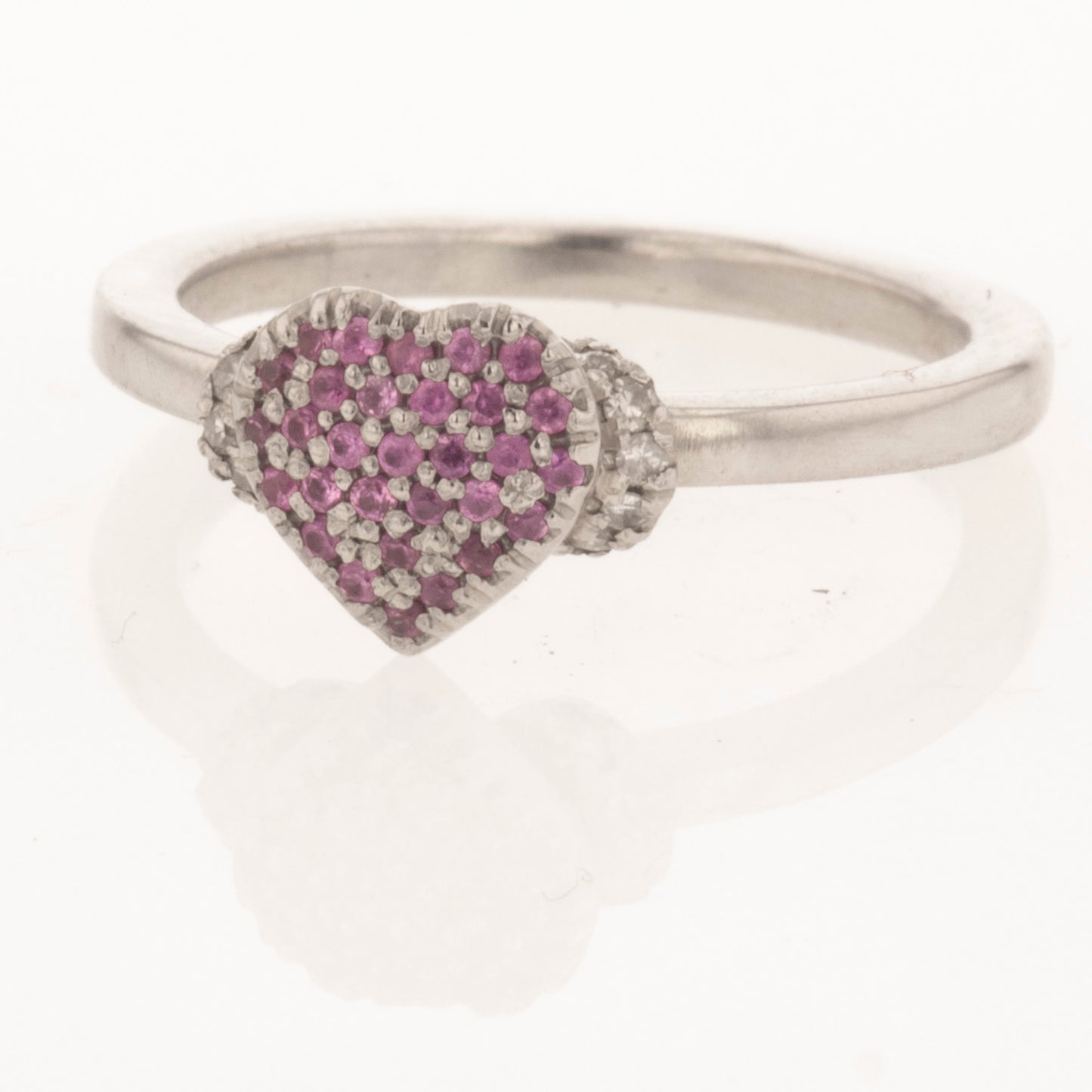  pink sapphires ring
