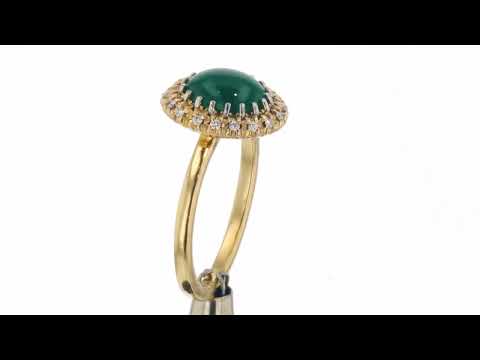 Jade and diamond ring UK