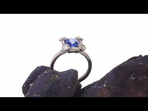Sapphire ring made in the UK