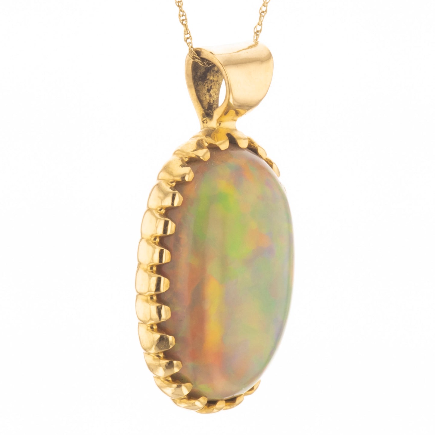 grey opal pendant